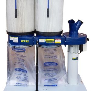 Charnwood W792CF Professional Dust Extractor 2200w with 1 Micron Cartridge Filters