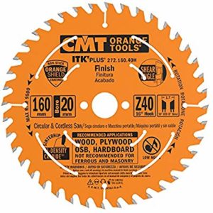 CMT ITK-PLUS Thin Kerf Saw Blade 160mm Diameter for Portable Machines