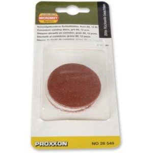 Proxxon 50mm Corundum Sanding Disc for LWS - Packs 12
